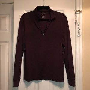 Men’s Van Heusen 1/4 Zip-up Sweater - Small